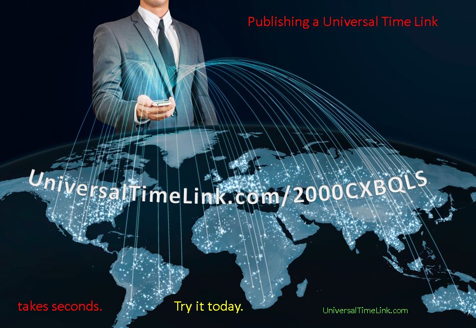 A Universal Time Link Takes seconds